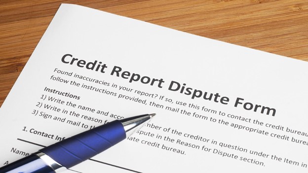 a form to dispute incorrect items on your credit report