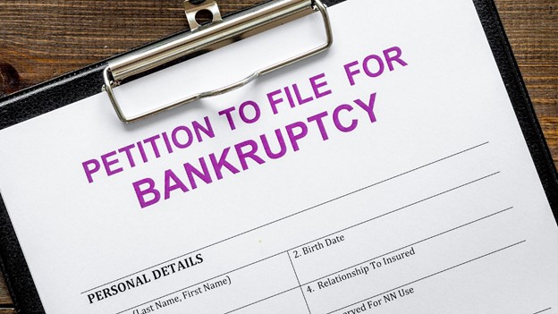 a petition for filing bankruptcy