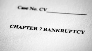 Chapter 7 Bankruptcy paperwork