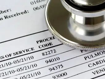 Medical invoice with a stethoscope | Texas bankruptcy lawyers