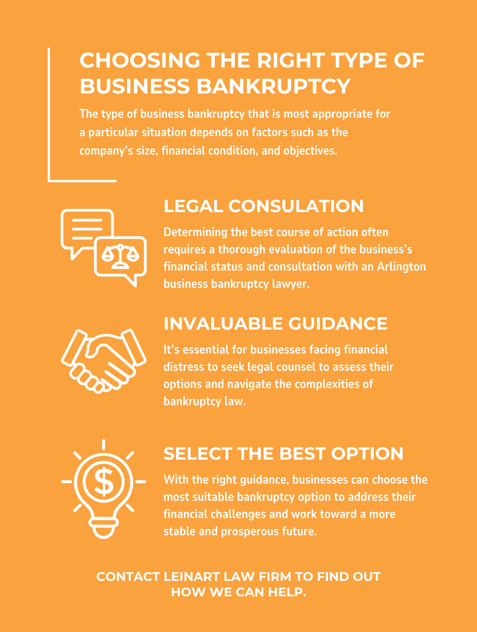 Choosing The Right Type Of Business Bankruptcy Infographic